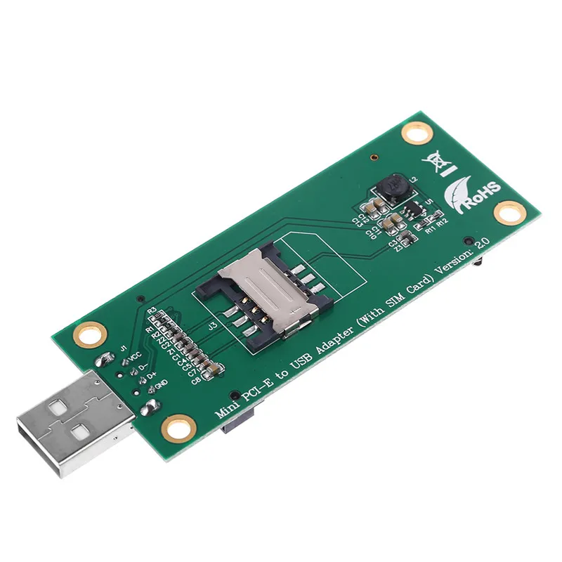 Мини PCI-e беспроводной WWAN к USB адаптер карты с слотом для sim-карты Модуль тестирования C26