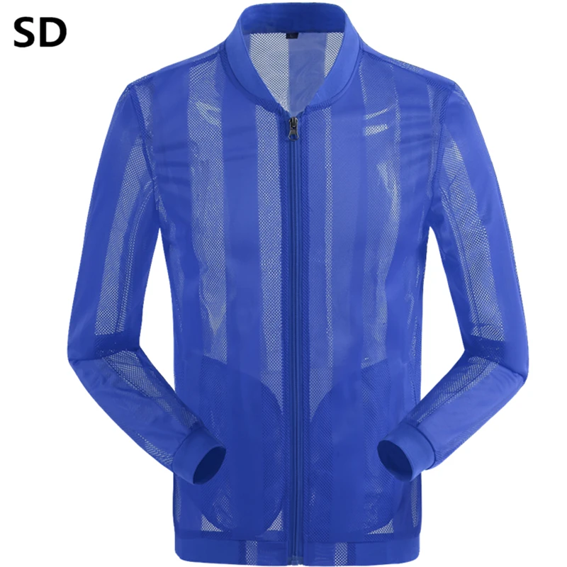 

Jacket Men Windbreaker Spring Summer Fashion Jacket Men's Casual Jackets Male Breathable Sun Protection Coat Outwear Couple 7966