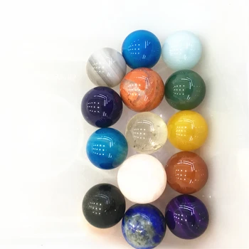 

10PCS Natural Rainbow Crystal gemstone very ball meditation reiki healing Diy jewelry making as gift