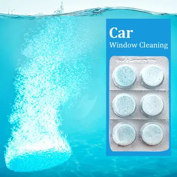 

6Pcs Auto Car Windshield Windscreen Window Compact Solid Wiper Cleaner