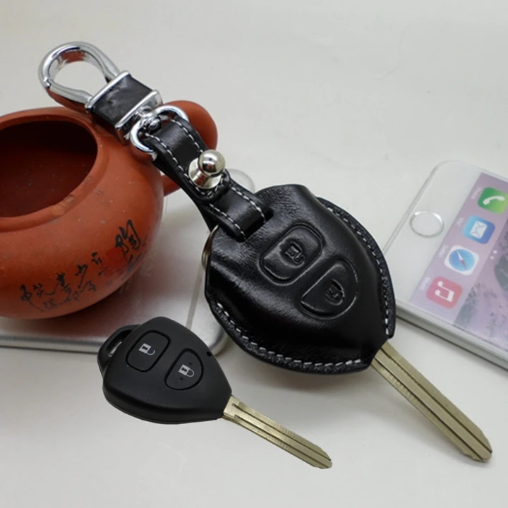 Держатель для ключей из натуральной кожи Toyota Corolla Rav4 Yaris Land Cruiser Prado 2700 аксессуары