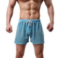 Летние мужские сетчатые ажурные Открытые шорты, сексуальные дышащие пляжные шорты, пляжная одежда, купальники, спортивные шорты, купальники