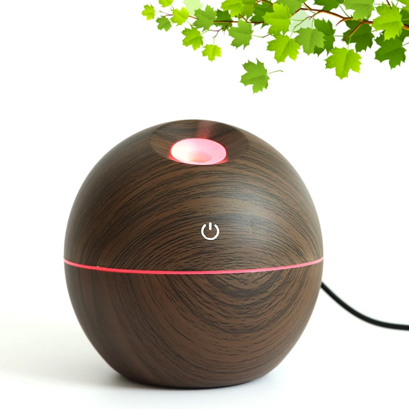 

130ml Aroma Diffuser Air Humidifier Essential Oil Humificador Aromaterapia Para Casa 7 Color Change LED Light Home for Gift