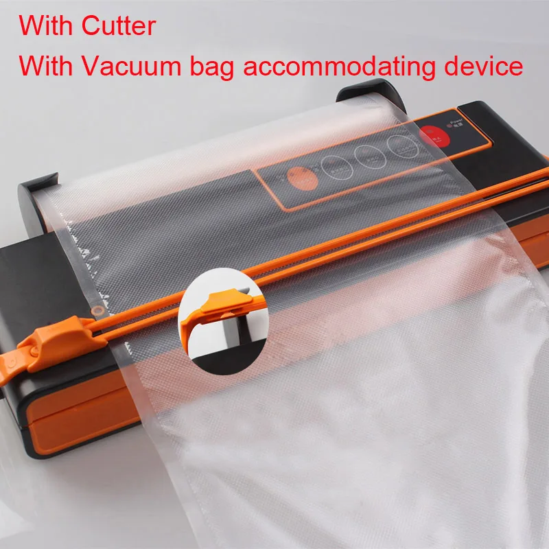 Household Food Vacuum Sealer Packaging Machine With 10pcs Bags Free 220V 110V Automatic Commercial