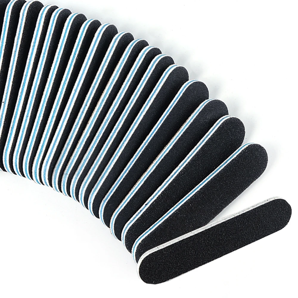 

10pcs Nail Files Polish Tools Sanding Buffing Black Mini File Block Sponge Smooth Dead Skin Grinding Manicure Care Tools BEA832