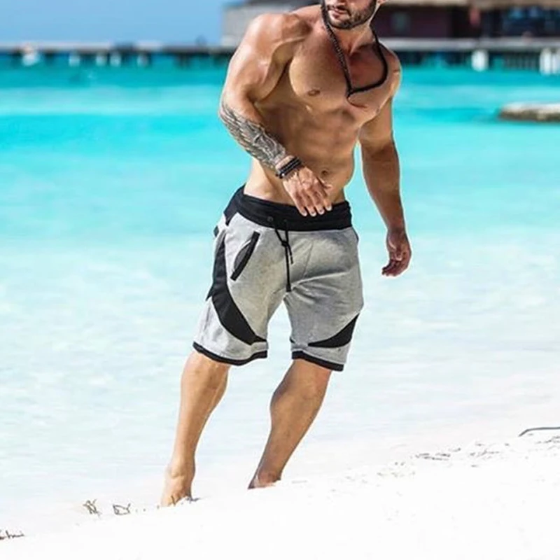 4 Colors Quick Dry Man Athletic Running Gym Short Mens Swim Shorts