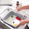 1pcs Kitchen Washing basket Fruit storage Kitchen drain Multi-function folding sink rack  For Caravan Boats Camper Car RV ► Photo 2/4
