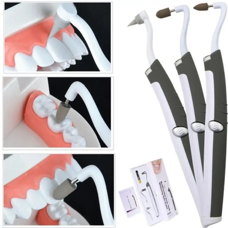 

Oral Hygiene Sonic Pic Teeth Whitening LED Dental Cleaning Tool Kit Oral Hygiene Care Tooth Stain Eraser Plaque Remover 4 Heads