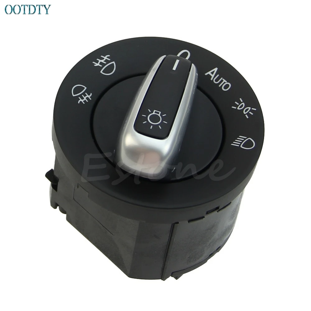 Kris Chrome Headlight Switch Control Fit For VW GOLF JETTA MK5 MK6