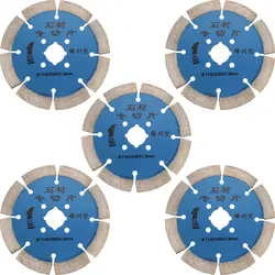HakkaDeal 5 шт. стены слот № 1 с длинным износостойкие 114 мм камнерезного алмазная пила угловая шлифовальная машина для резки аксессуары слишком