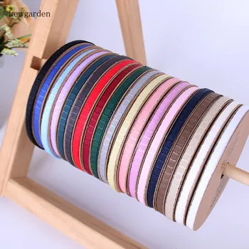 

kewgarden Horizontal Stripes Grosgrain Ribbons 0.25" 0.75" 1" DIY Bow Brooch Satin Ribbon Handmade Tape Packing Webbing 10 Yards
