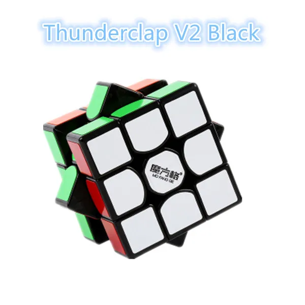 QiYi Thunderclap черный Qiyi Valk3 MoFangGe Thunderclap V2 stickerless QiYi Warrior W Qiyi вогнутый Магнитный wingy axis черный - Цвет: Thunderclap V2 Black