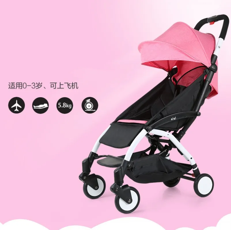 

AIQI New baby strollers ultra-lightweight folding can sit can lie high landscape carrinho de bebe babysing trolley free shipping