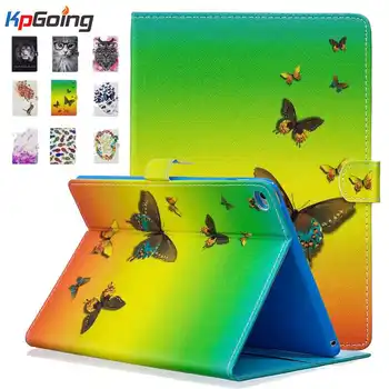 

KpGoing For ipad Air 2 PU leather case auto sleep fashion cute paint case for ipad 6 Stand Flip Smart Cover Capa Funda