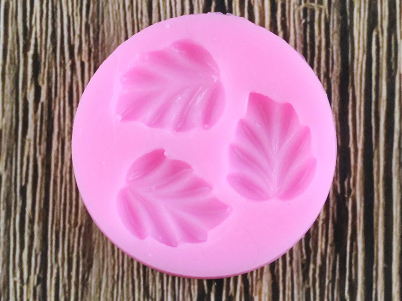 3D листьев Фондант Силиконовые формы для приготовления пищи Свадебные украшения формы для выпечки листья DIY торт силиконовая форма для шоколада декоративная форма