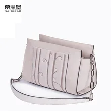 NAISIBAO новая женская сумка из натуральной кожи Модная роскошная сумка-тоут женская сумка через плечо топ яловая маленькая сумка