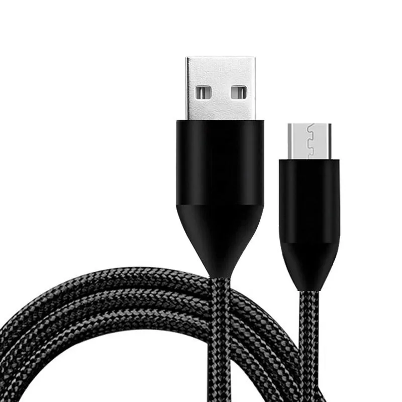 

2019 woven V8 charging line mobile phone Android data cable micro fast charge 1 m usb line