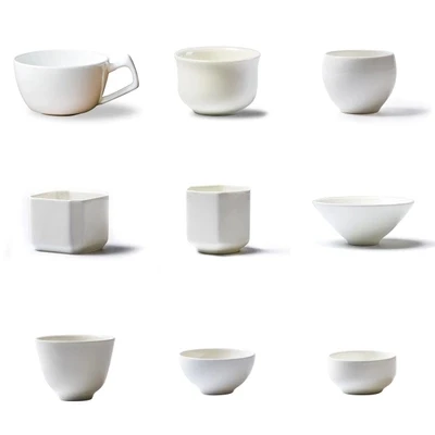 

A small cup of Tea Cup host bone china cups white porcelain tea set