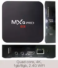 1pcs MXQpro Amlogic S905X Quad core Smart Android6.0 LIVE TV Streaming Box 1GB 8GB MediaHub 1200+ live tv 1000+ VOD