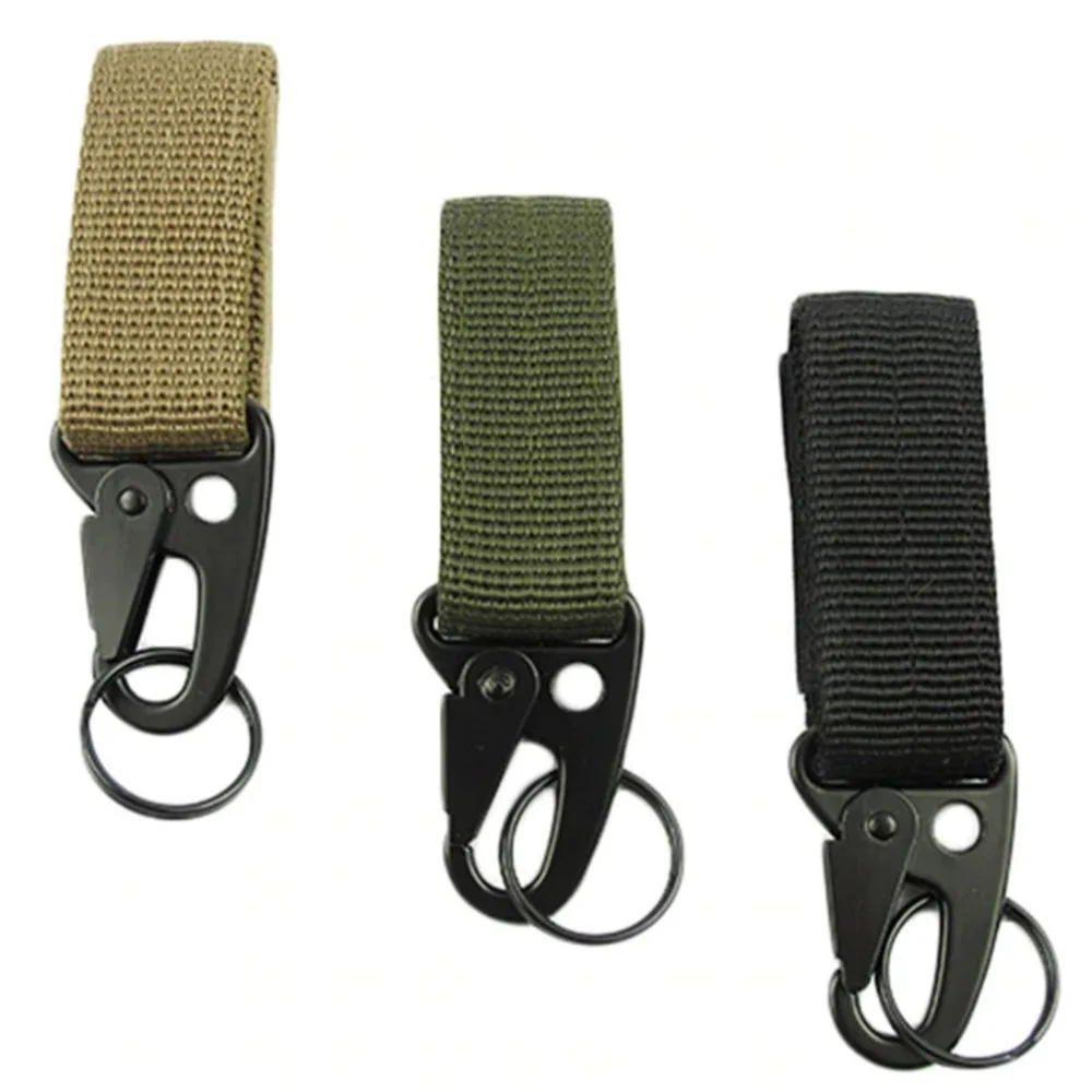 Outdoor Camping Tactical Carabiner Backpack Hooks Olecranon Molle Buckle Survival Gear Military Keychain Clasp Drop shipping