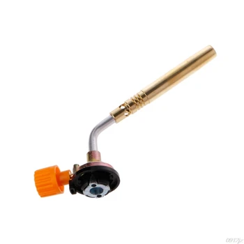 

Flamethrower Burner Butane Gas Blow Torch Hand Ignition Camping Welding BBQ Tool Welding Torches New Drop ship