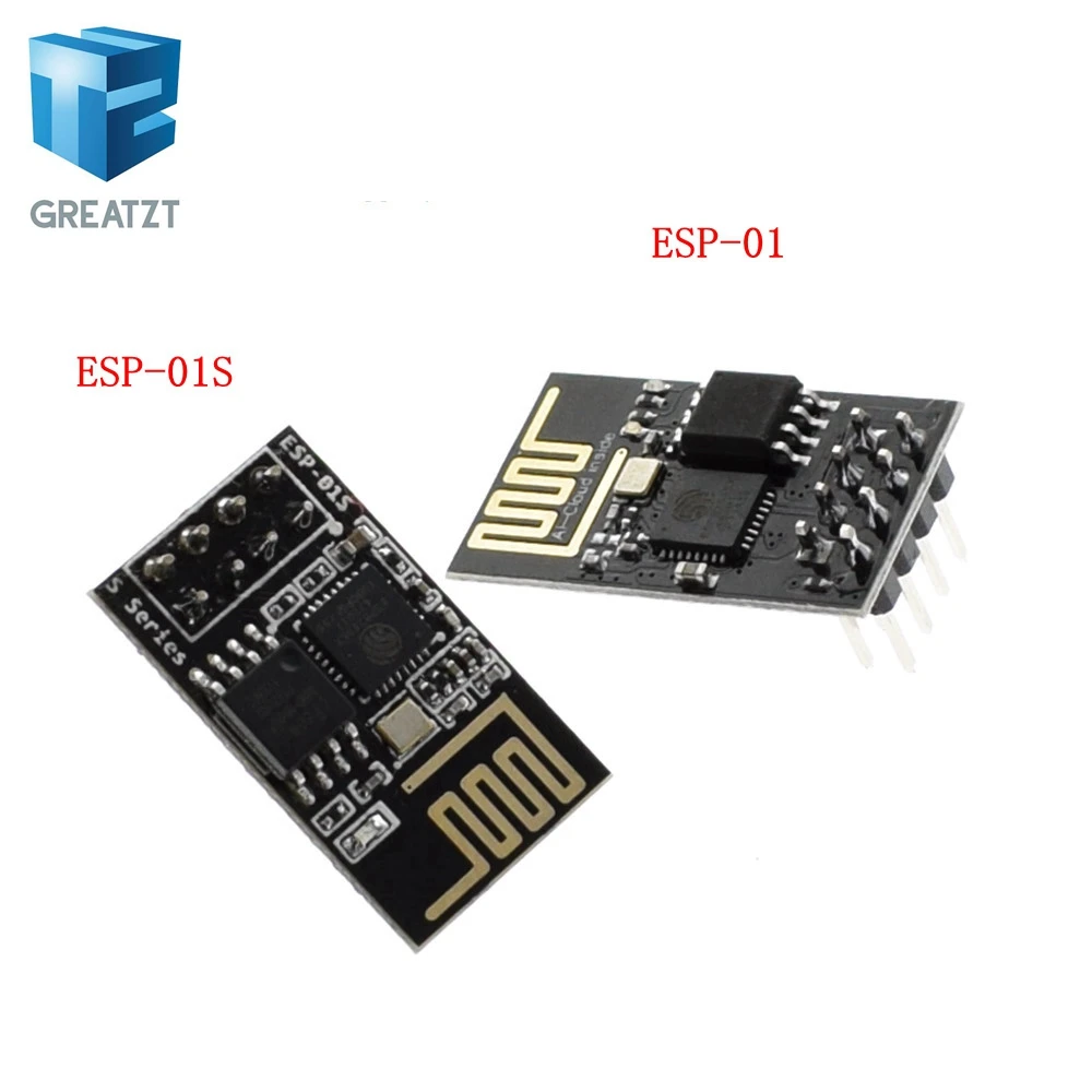 

GREATZT 1PCS ESP-01 ESP-01S ESP8266 serial WIFI model Authenticity Guaranteed,Internet of thing