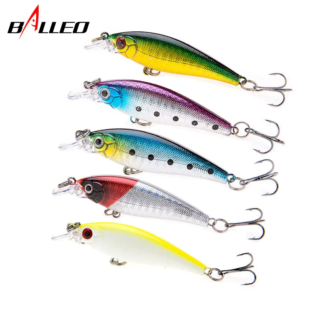 

Balleo 1pcs/ 6.7g7.5cm Minnow Fishing Lure Hard bait 3D Eyes Bait Artificial Trout Pike Carp Fishing Accessories