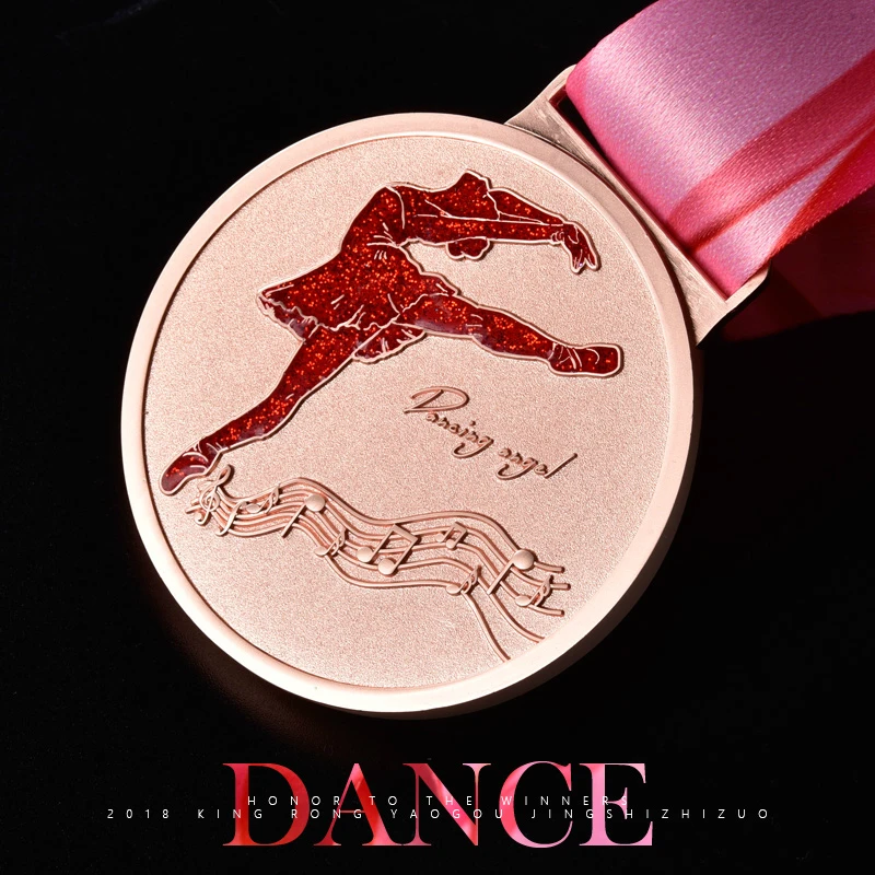 

New Dance Competition Medal Customizable Dancer's Honorable Prize Exquisite Souvenirs Of The Best Dance Champions Medal Holder