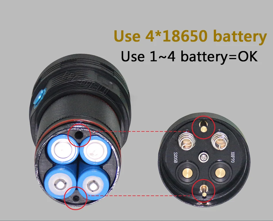 3* xhp70 DIY 4*18650 батарея высокой мощности светодиодный фонарик Ультра мощный светодиодный фонарь перезаряжаемый водонепроницаемый фонарь для кемпинга и охоты