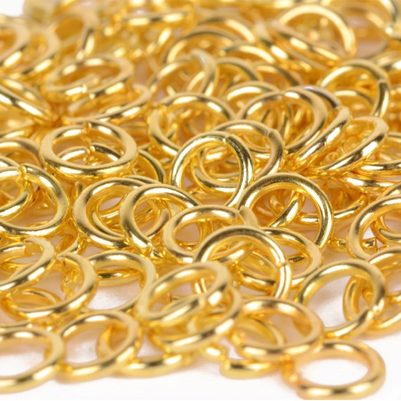 4-20mm Metal Iron Jewelry Link Vintage Loops Open Jump Rings & Split Rings For Connector Jewelry Finding DIY Making Shellhard