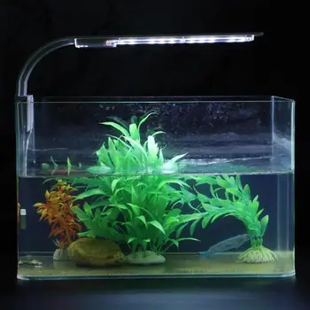 

Touch Underwater LED Lamp Aquarium Light Clip Lamp For Coral Reef Fish Tank Light with Temperature Display EU Plug 220V