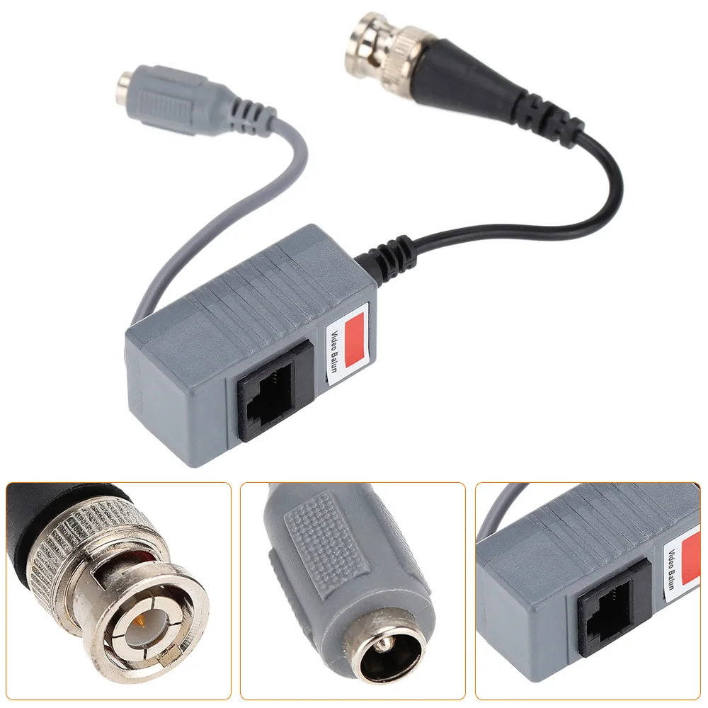 2 шт. CCTV камера видео балун коннектор трансивера BNC UTP RJ45 Видео и мощность по CAT5/5E/6 кабель
