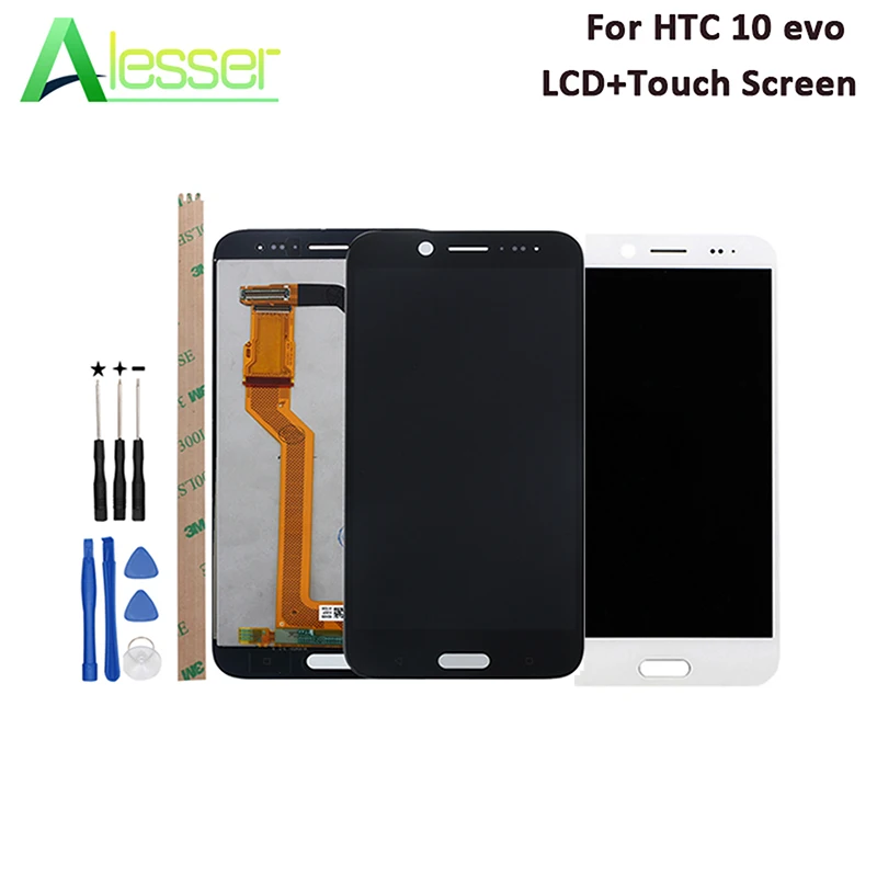 

Alesser For HTC 10 evo LCD Display And Touch Screen 5.5'' Tested Assembly For HTC 10 evo Phone Accessories +Tools And Adhesive