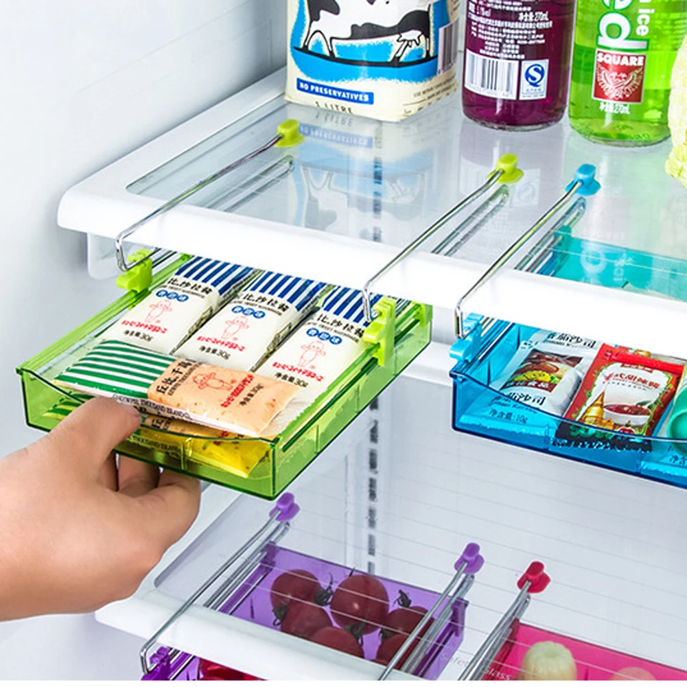 Universal Creative Fridge Storage Rack Layer Partition Refrigerator