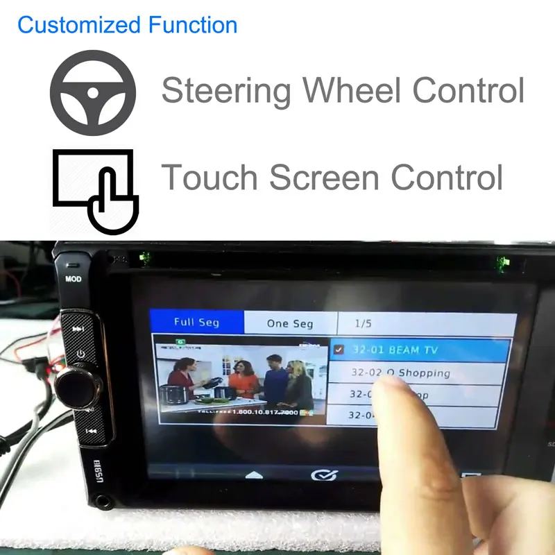 isdb-t9821-Car-ISDB-T-Two-tuner-Two-Antenna-HD-MPEG4-TV-swc-touchscreen