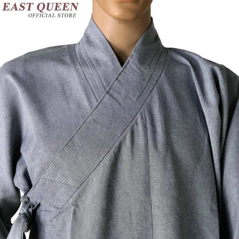 Buddhist monk robes chinese shaolin monk robes men traditional buddhist clothing uniform shaolin clothing AA971