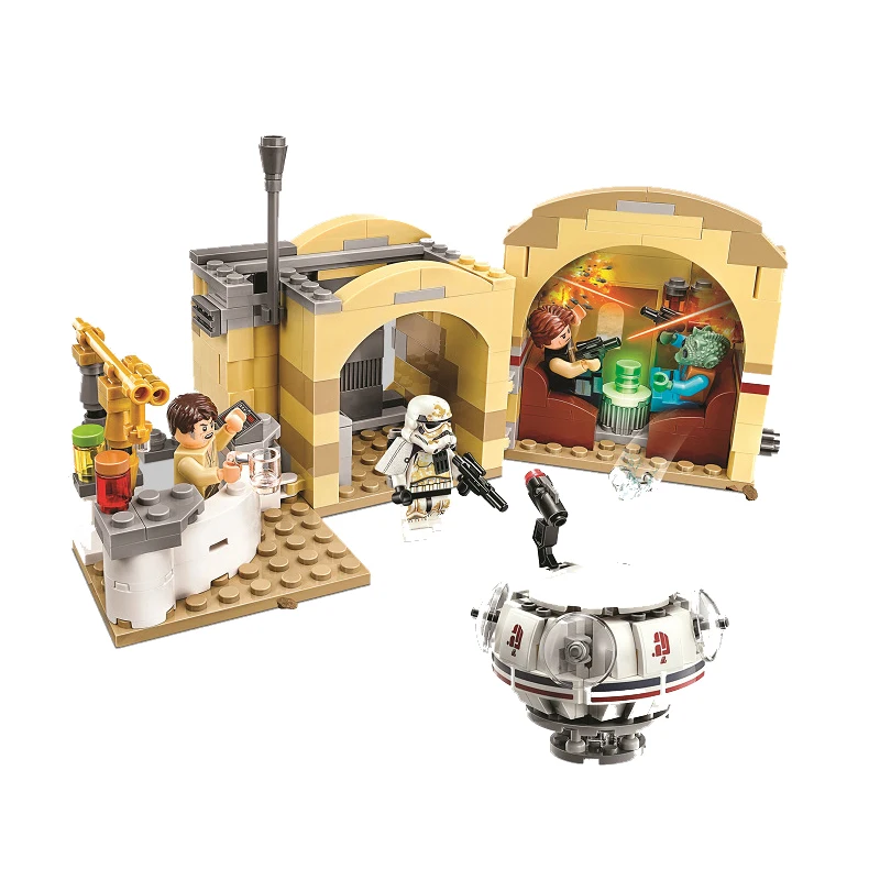 

Bela 10905 Star Wars Series Mos Eisley Cantina Building Block 400pcs Bricks Toys Compatible With Legoings toys for children