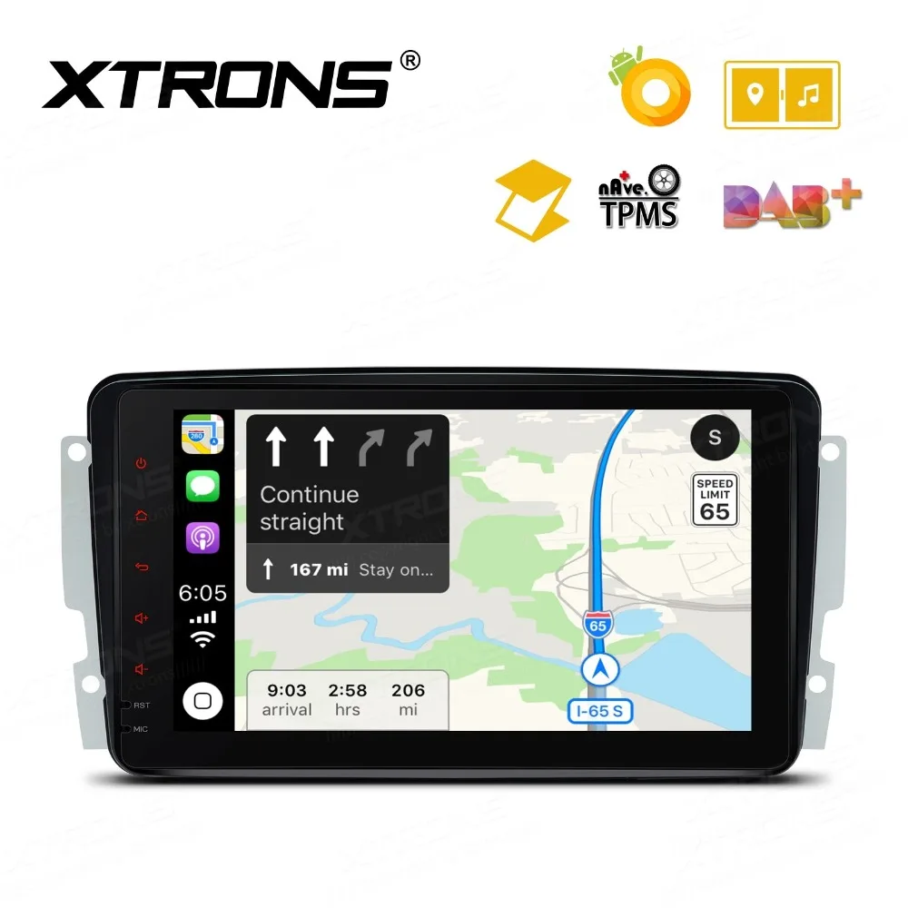 Clearance 8" Android 8.0 OS Car Multimedia Navigation GPS Radio for Mercedes-Benz A-Class W168 1998-2002 & CLK-Class W209/C209 1998-2004 1