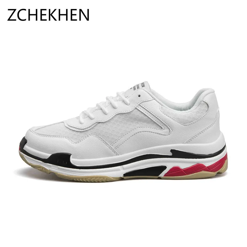

Men white Casual Shoes Ins Famous Style Outdoor Sneakers Lace-up chunky Walking Dad Shoes Spring Fashion Shoes