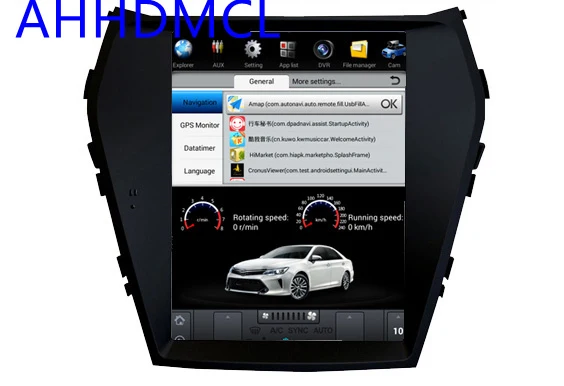 Excellent Car PC PAD Tesla Style Multimedia Player Android 7.1 GPS Navigation For Hyundai iX45 Santa Fe 2013 2014 2015 2016 2017 4
