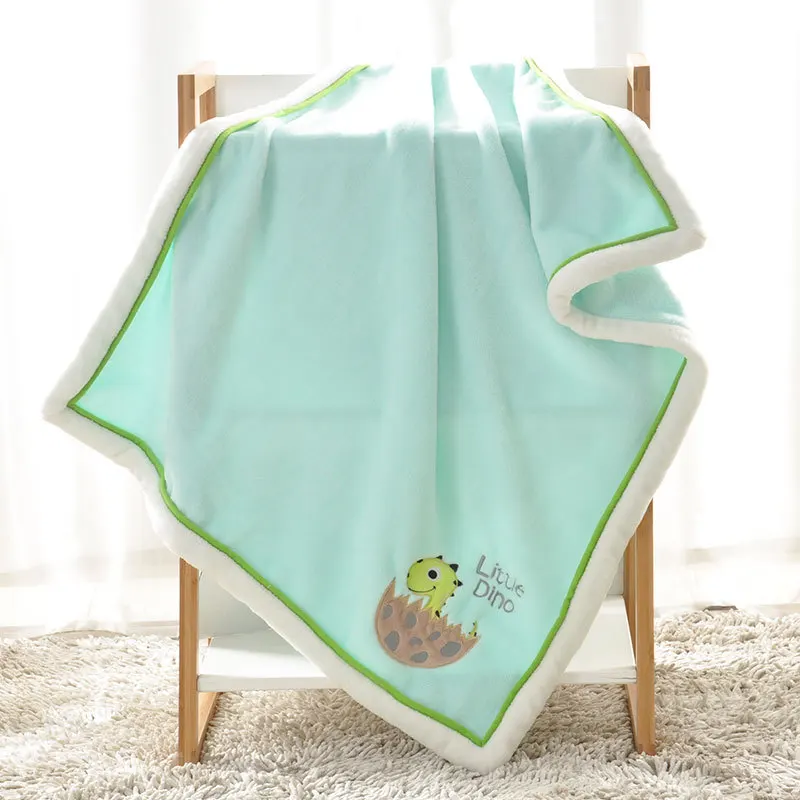 Животных Детские Одеяло s пеленки для новорожденного Одеяло мягкие утепленные, фланелевые Манта Bebe Детская Колыбелька одеяло для