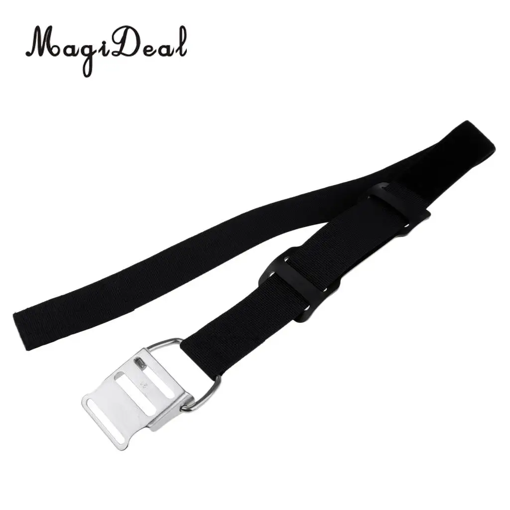 Portable Scuba Diving Cylinder Tank Cam Band Strap BCD DIY Safety Equipment with Anti-Slip Pad & Buckle