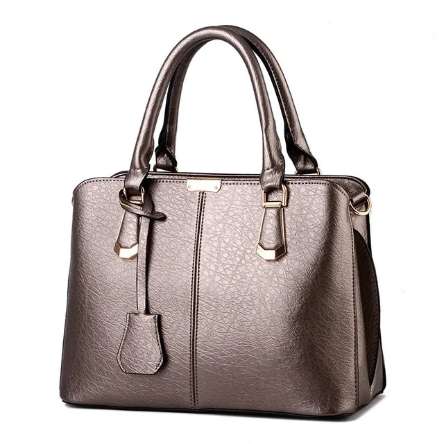 Дизайнерская женская сумка, женские Сумки из искусственной кожи, Женская Портативная сумка через плечо, Офисная Женская сумка-хобо, сумка-тоут, Bolsos Mujer - Цвет: Gold