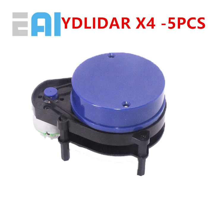 

5 PCS EAI YDLIDAR X4 LIDAR Laser Radar Scanner Ranging Sensor Module 10 meters 5KHz Ranging Frequency EAI YDLIDAR-X4 for ROS