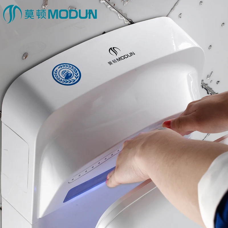 

Modun 2018 Speed Jet Bathroom Hand Dryer Fully Automatic Induction Dry Hand Blowing Machine