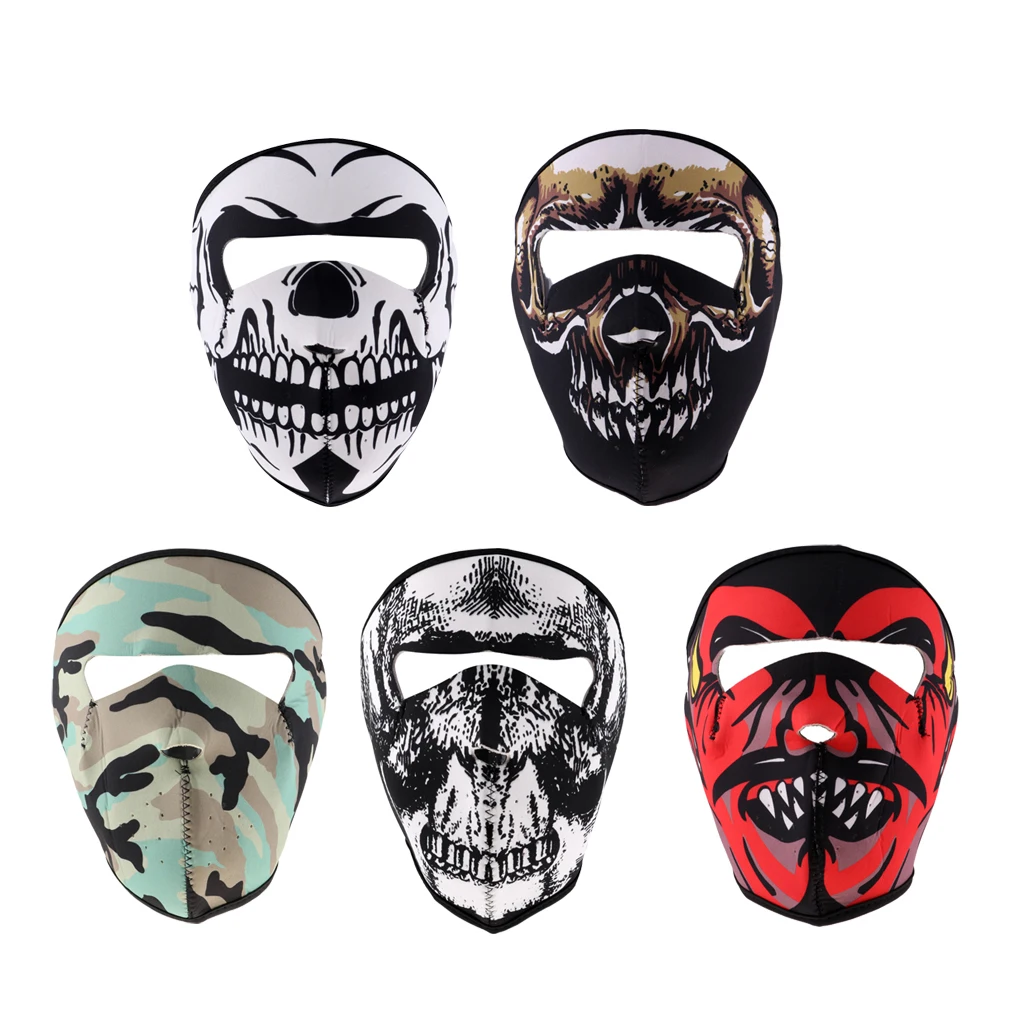 Windproof Ski Masks - Cold Weather Full Face Motorcycle Mask - Ultimate Thermal Retention & Moisture Wicking