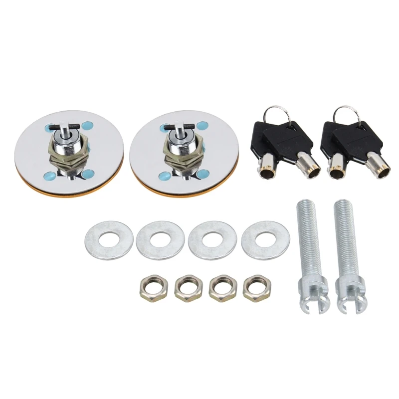 2 PCS Car Cover Lock Modified Hood General Racing Engine Front with Keys | Автомобили и мотоциклы
