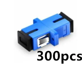 

300pcs SC PC UPC adapter connector PC Simplex Singlemode Plastic Fiber Optic Adapter, Fiber Optic Connector