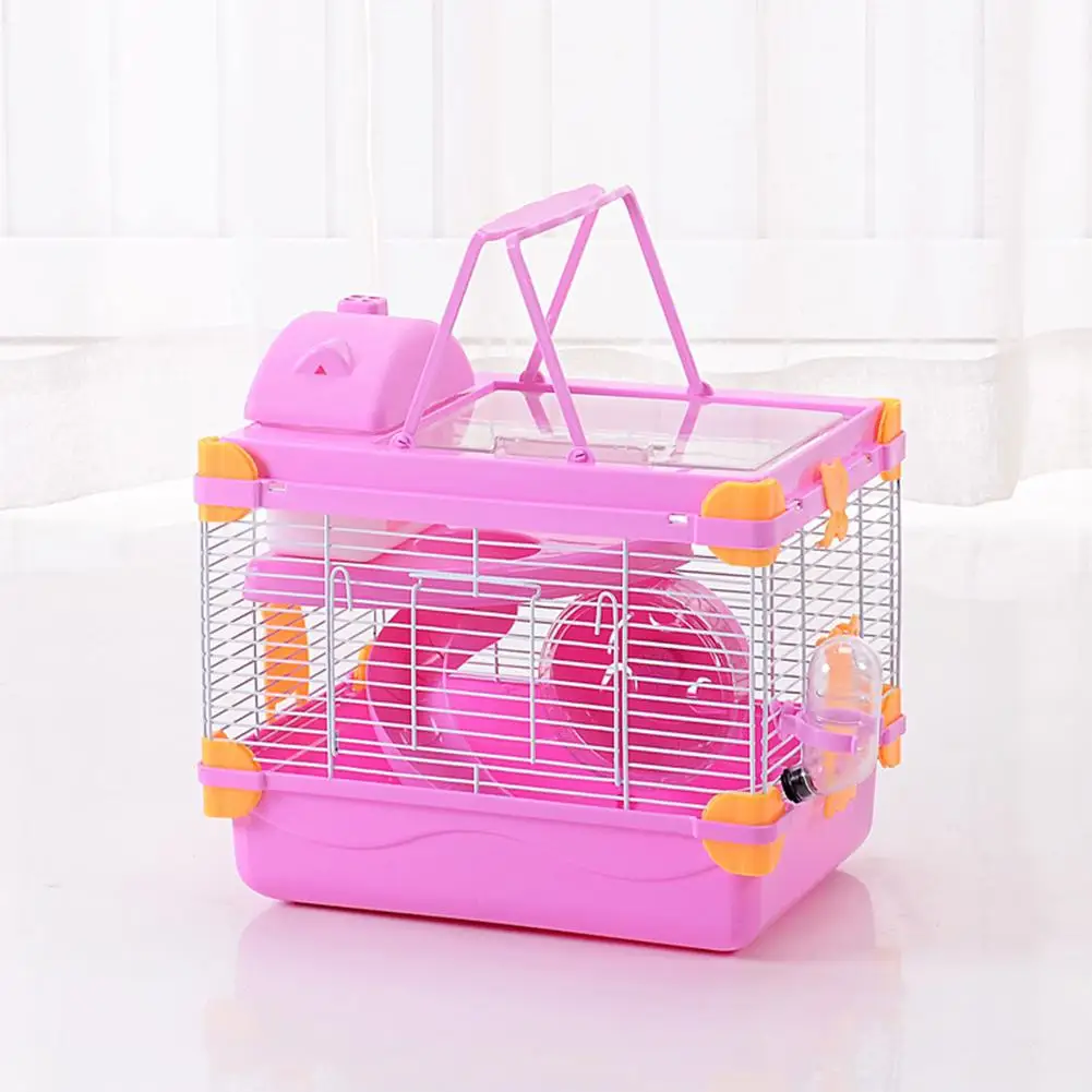 

LanLan Dreamy Double Layer Transparent Skylight Pet Cage for Pet Hamster 31 * 24 * 30 cm