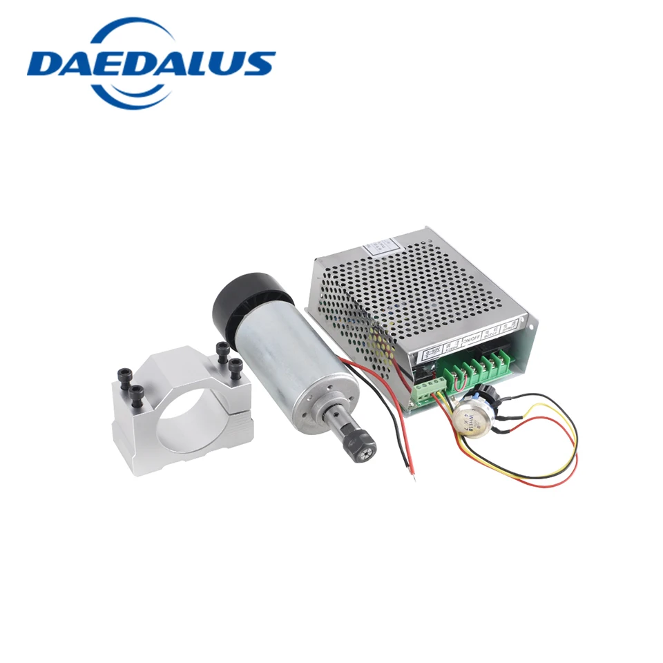 

300W Spindle Motor ER11 milling machine with cnc 220V mach3 Power Supply speed controller 52mm cnc router clamp